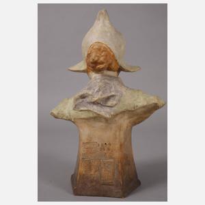 Goldscheider Büste Holländermädchen