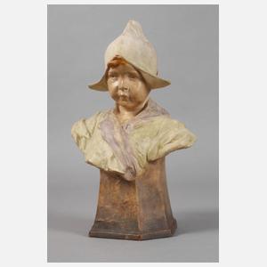 Goldscheider Büste Holländermädchen