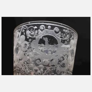 Feines barockes Becherglas