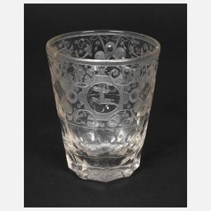 Feines barockes Becherglas