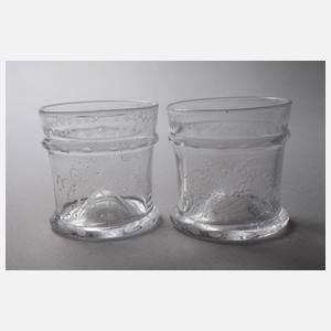 Konvolut Trinkgläser