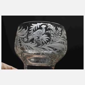 Zwei Weingläser Biedermeier