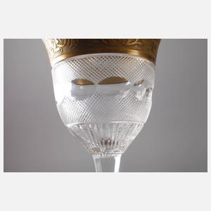 Moser Karlsbad vier Weingläser