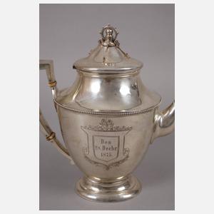 Silber große Kaffeekanne