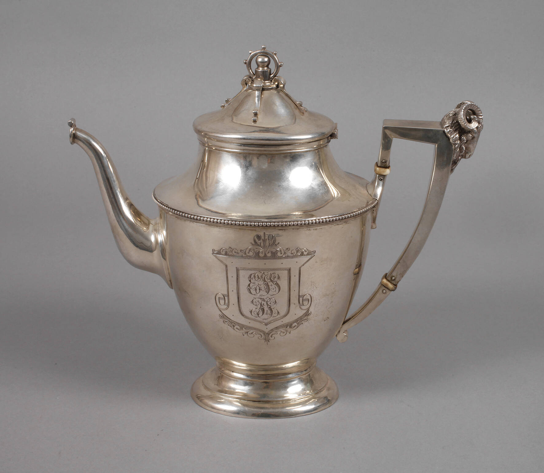 Silber große Kaffeekanne