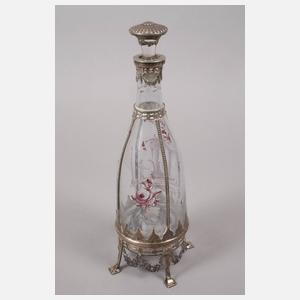 Klassizistische Karaffe mit Silbermontierung
