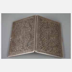 Silber Visitenkartenetui Italien