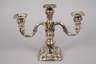 Paar 3-armige Silberleuchter
