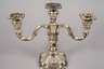 Paar 3-armige Silberleuchter
