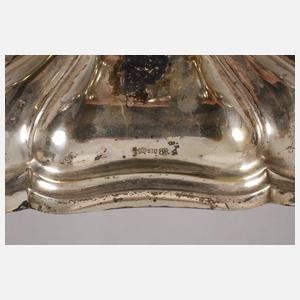 Paar 3-armige Silberleuchter