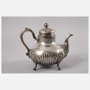 Silber Teekanne