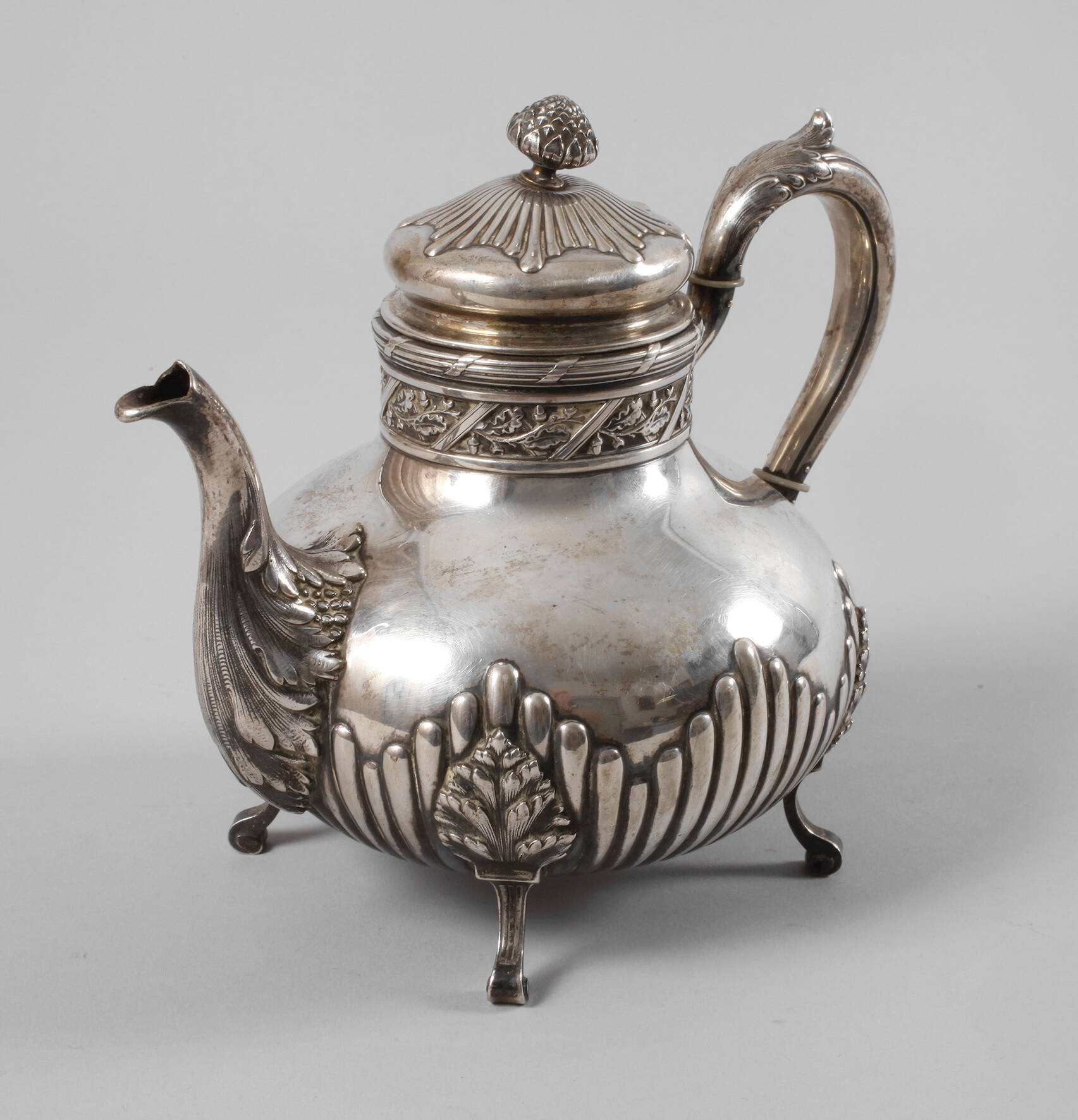 Silber Teekanne