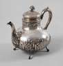 Silber Teekanne