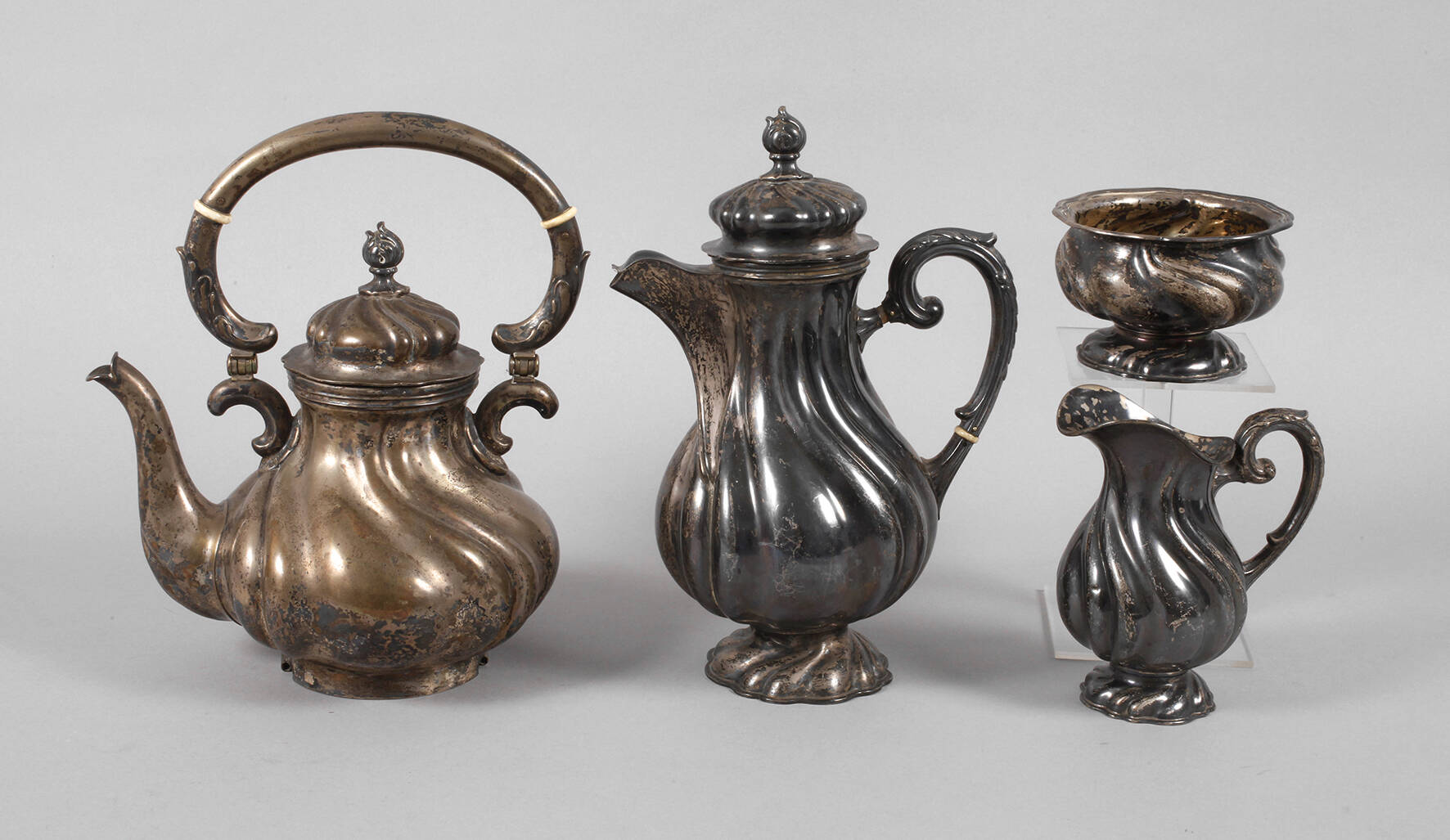 Silber Kaffee-/Teeset Barockform