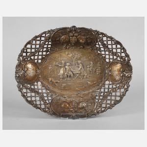 Silber große Durchbruchschale