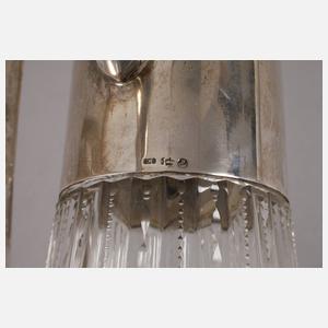 Schenkkanne mit Silbermontierung