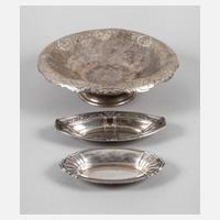 Drei Anbietschalen Silber111