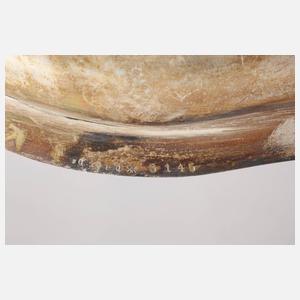 Silbertablett im Chippendale-Stil