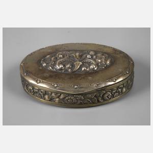 Silber Pillendose Art déco