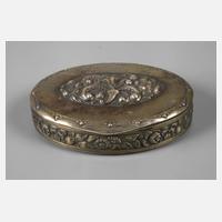 Silber Pillendose Art déco111