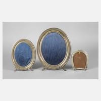 Drei Bilderrahmen Silber111