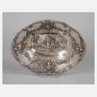 Silber Durchbruchschale mit Puttenmotiv111