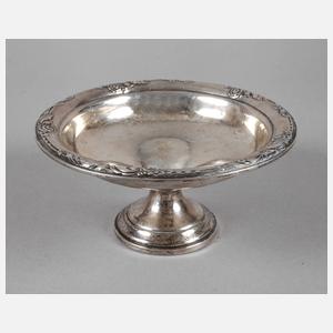 Silber Fußschale Oneida Heirloom "Damask Rose"