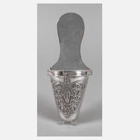 Silbervase als Pantoffel111