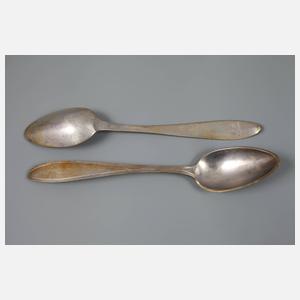 Zwölf Kaffeelöffel Biedermeier