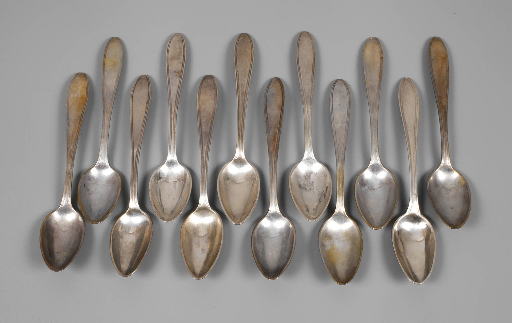 Zwölf Kaffeelöffel Biedermeier