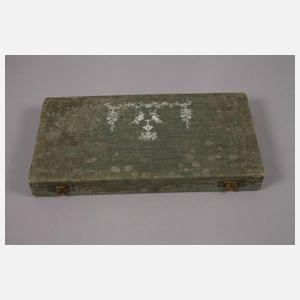 Silber zwölf Dessertlöffel Historismus