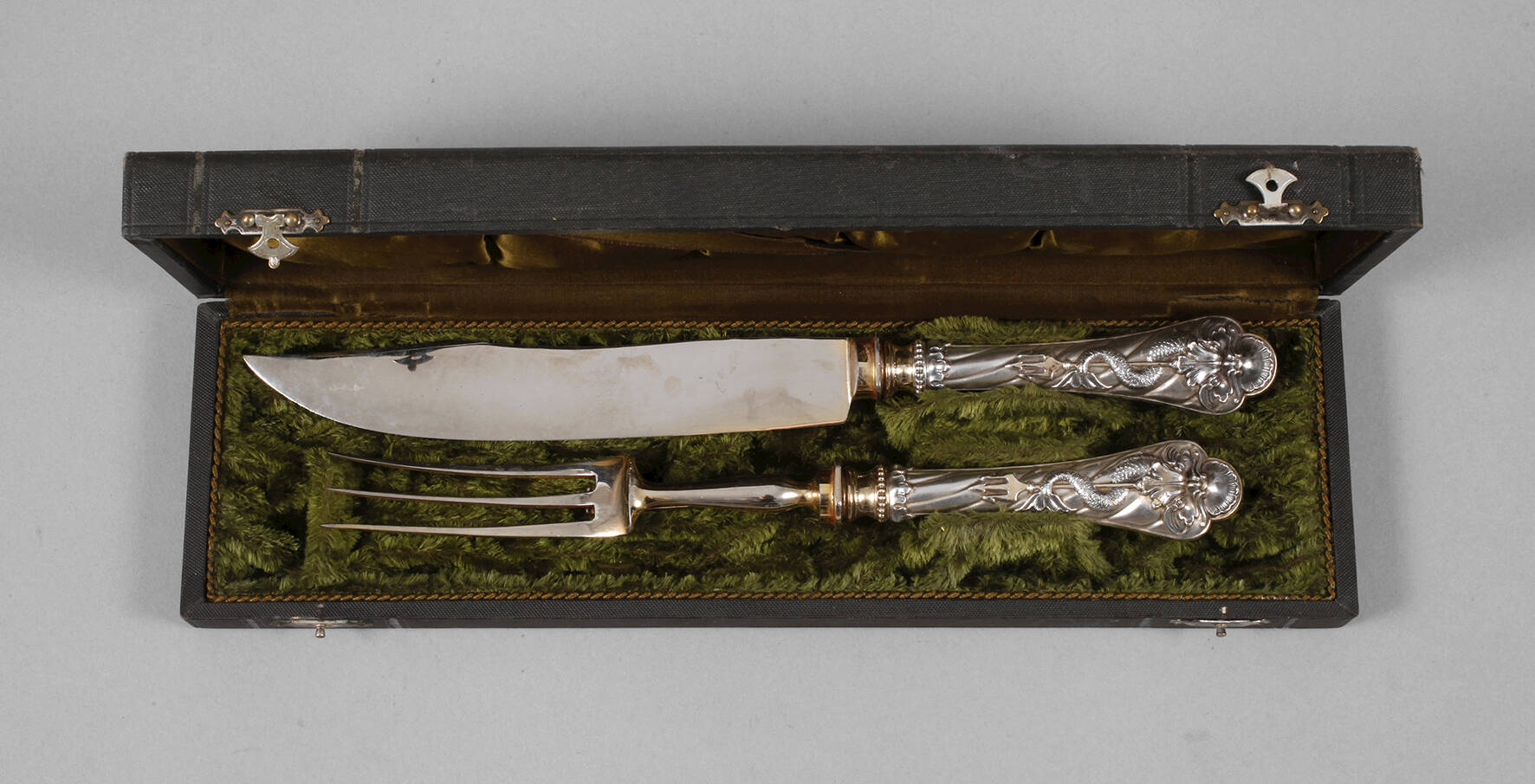 Silber Tranchierbesteck Historismus