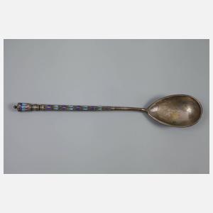 Silber Cloisonné-Löffel Russland