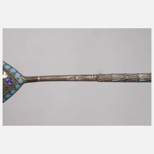 Silber Cloisonné-Löffel Russland