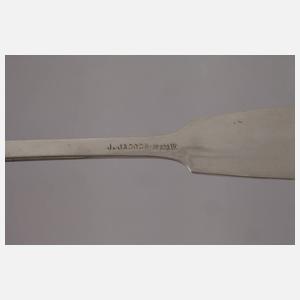 Sechs Speiselöffel Biedermeier