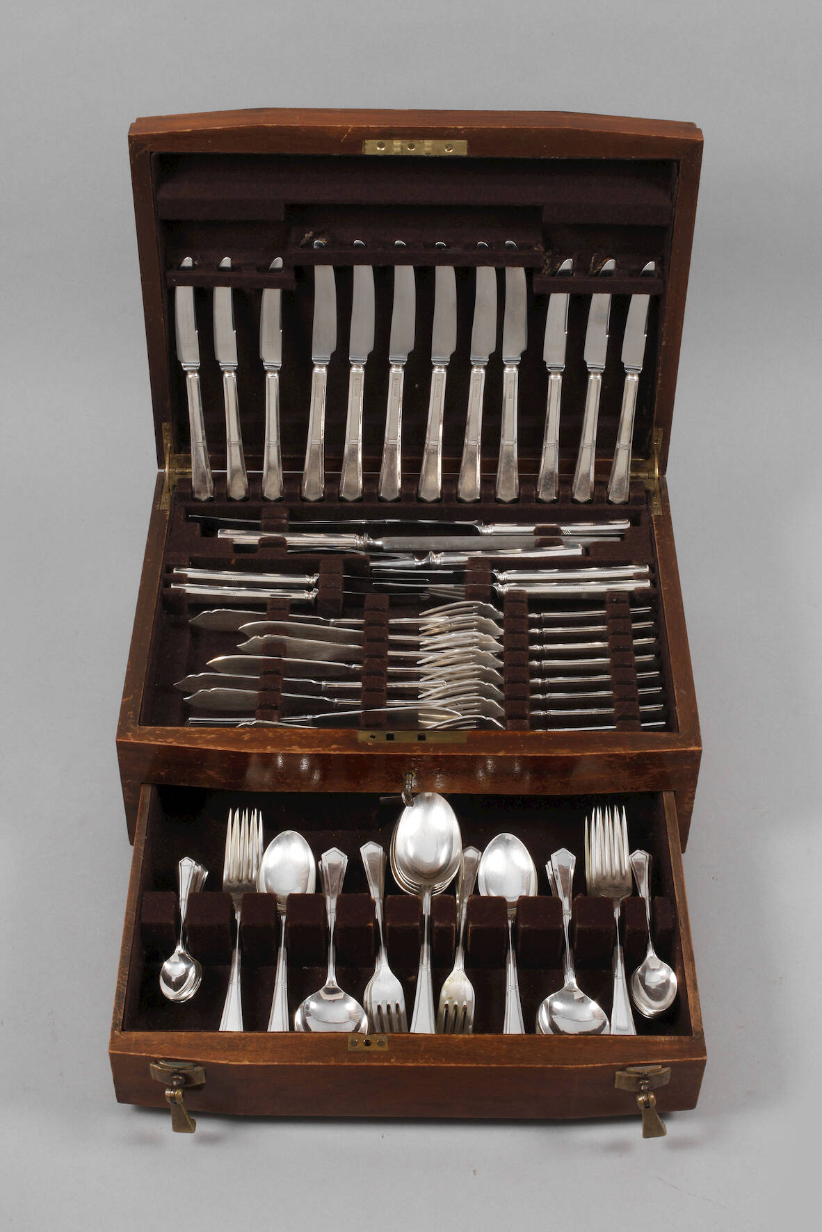 Besteckset England im originalen Holzkasten