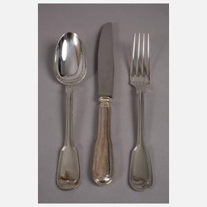 Großer Besteckkasten Christofle "Augsburger Faden"