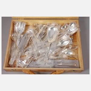 Großer Besteckkasten Christofle "Augsburger Faden"