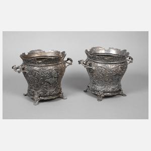 Paar Cachepots Neorokoko