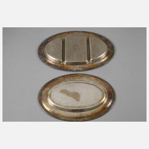 Zwei Servierplatten Ratskeller Plauen