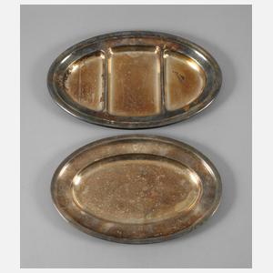 Zwei Servierplatten Ratskeller Plauen