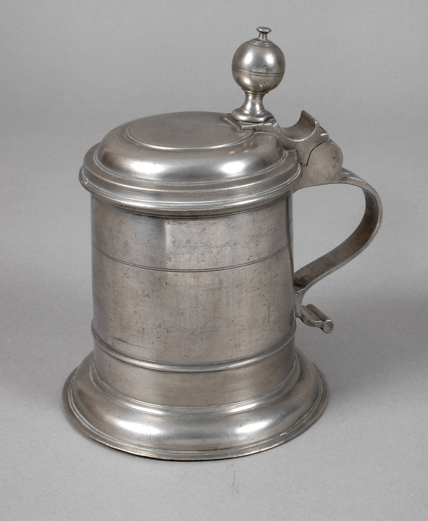 Barocker Zinnwalzenkrug