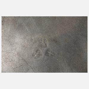 Zinnteller der Tuchmacher Lengenfeld