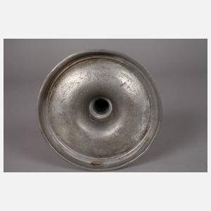 Große Öllampe Zinn