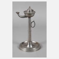 Große Öllampe Zinn111