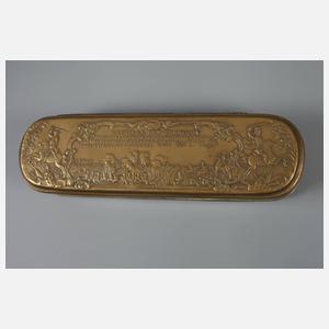 Barocke Iserlohner Tabatiere Schlacht um Zorndorf