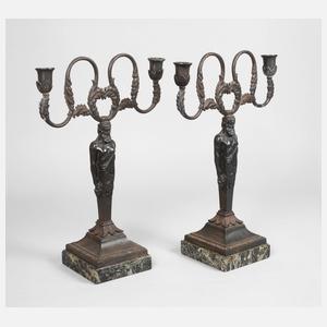 Leuchterpaar nach Karl Friedrich Schinkel