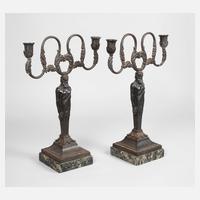 Leuchterpaar nach Karl Friedrich Schinkel111