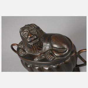 Deckelgefäß Kupfer