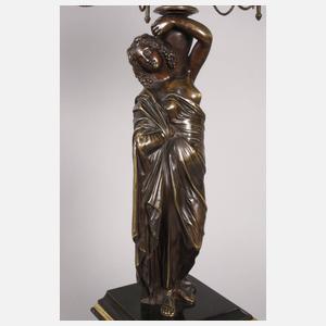 Paar große klassizistische Girandolen